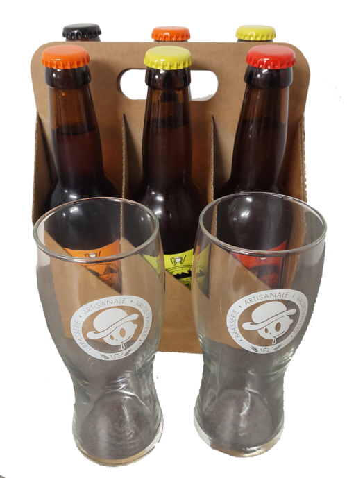 Six-Pack + 2 verres